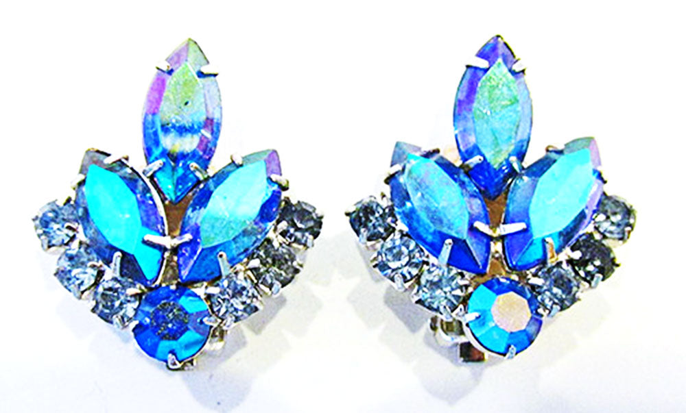 Sarah Coventry Blue Lagoon Pin and offers Matching Earrings