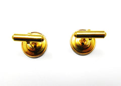 Louis Vuitton Gold Gold-Tone Cufflinks Golden Metal ref.232451